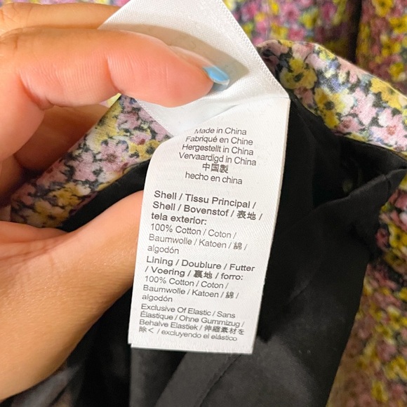 J Crew Liberty Fabric NWT! Organic Cotton Ditsy Floral Daydream Dress Size: 2X - Picture 8 of 8